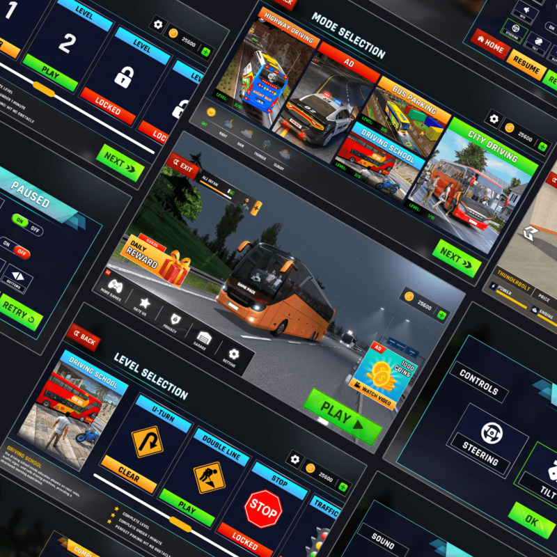 Bus Simulator UI/UX Design